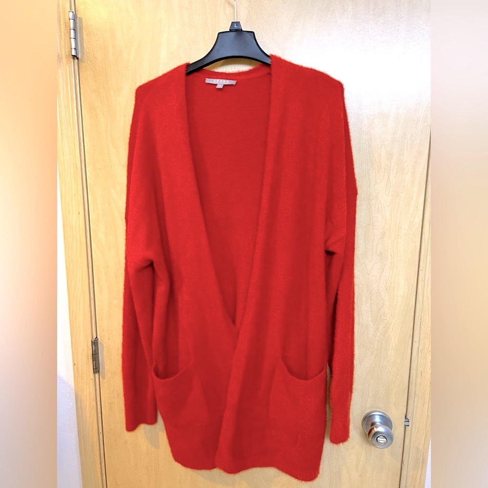 Beautiful vibrant toasted orange sweater.